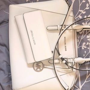Michael Kors bag with matching wallet